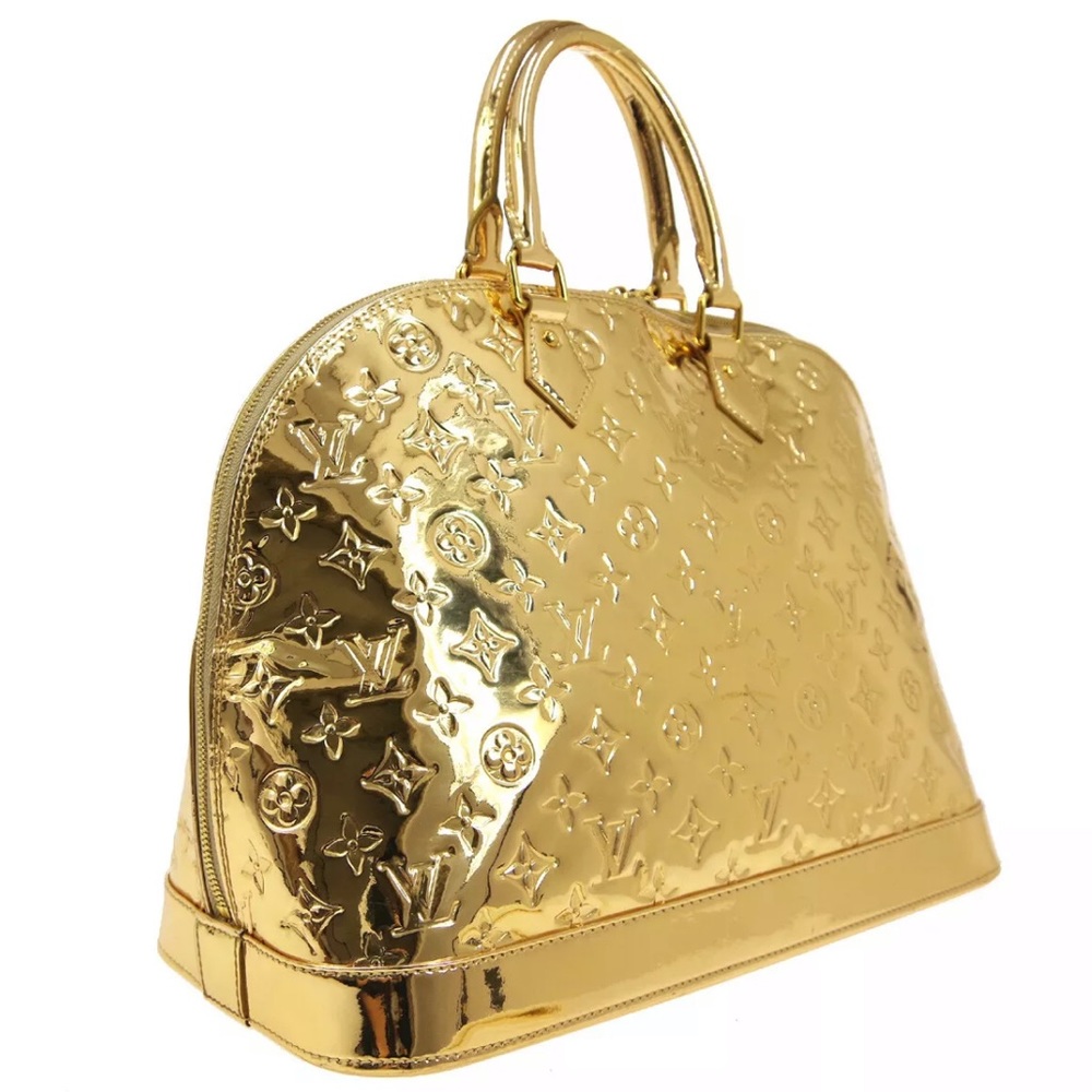 ๐โจWOW!โจ๐ Louis Vuitton MASSIVE Alma GM Gold Auth - Picture 3 of 11